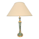 Regency Glazed Ceramic Table Lamp, Italy, 1970s