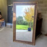 Large golden mirror