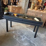 Antique display cabinet on legs