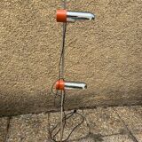 1970s orange designer floor lamp