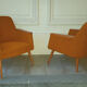1/2 club chairs original 50s 60s