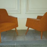1/2 fauteuils club original années 50 60
