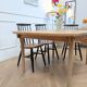 Vintage oak oval table