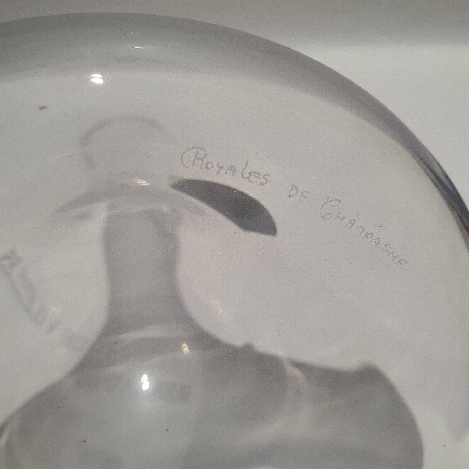 Crystal decanter carafe royales de champagne réseau de villes sens troyes ...