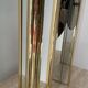 Hollywood Regency clock by Nufa Holland in brass 70s-80s