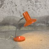 Lampe de bureau vintage orange années 70