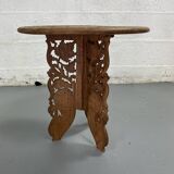 Anglo-Indian carved side table