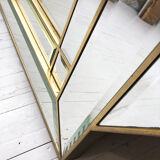 Italian design milked gold mirror