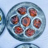 Mbfa pornic oyster plates, 1960