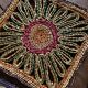 5 braided straw coasters bohemian style