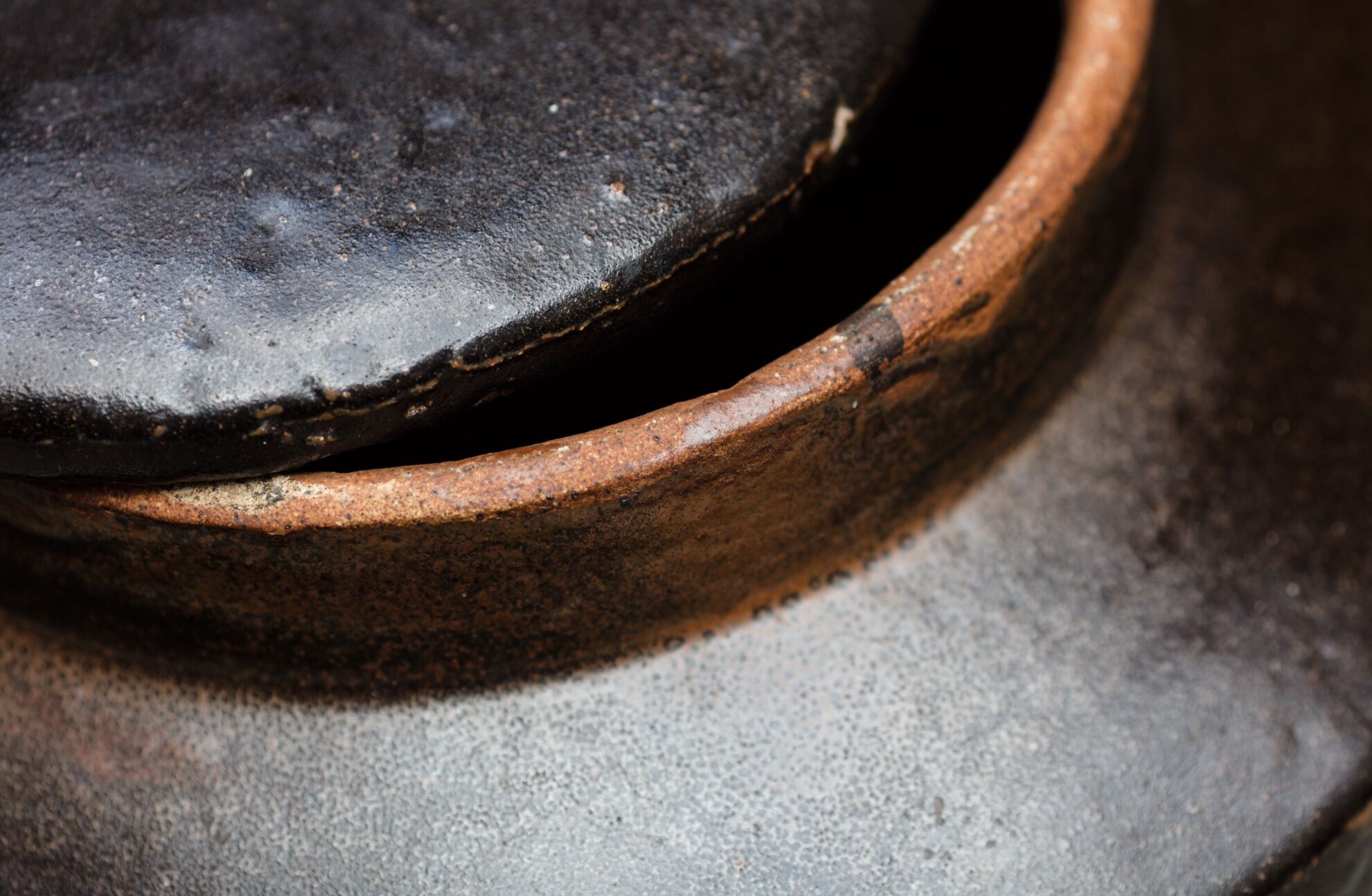 Japanese ceramic jar