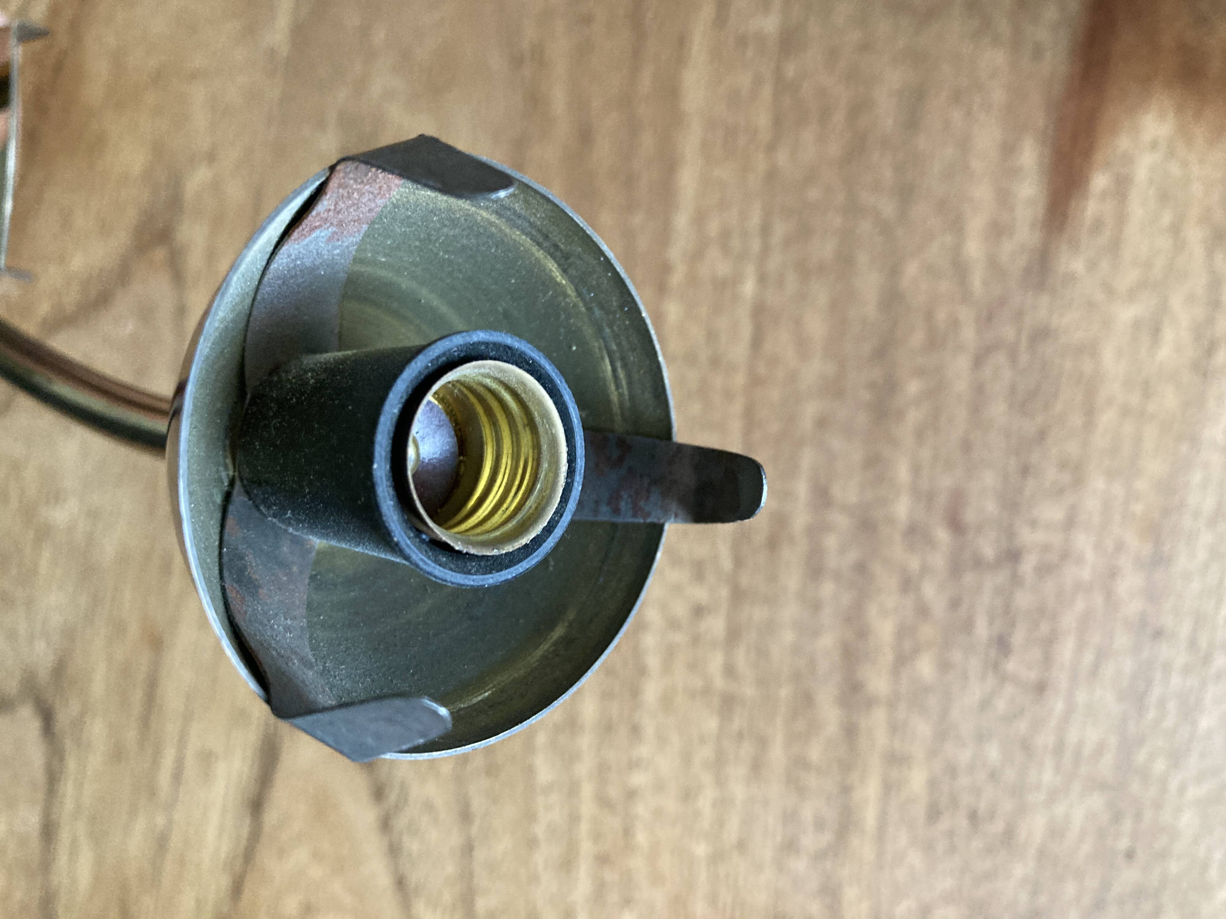 Brass and white opaline wall lights, "Tulip" type, 1950