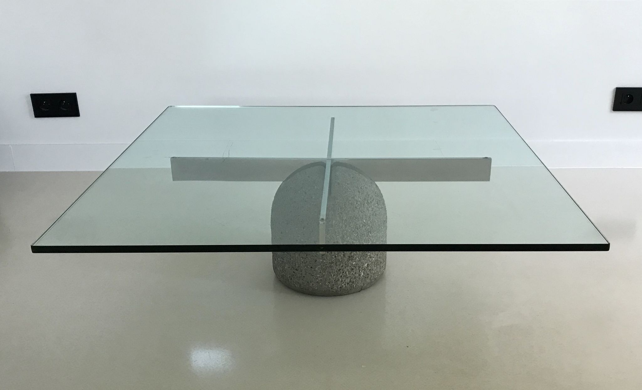 Coffee table "Paracarro" by Giovanni Offredi, Italy 70s