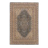 Antique black Persian carpet RAMI