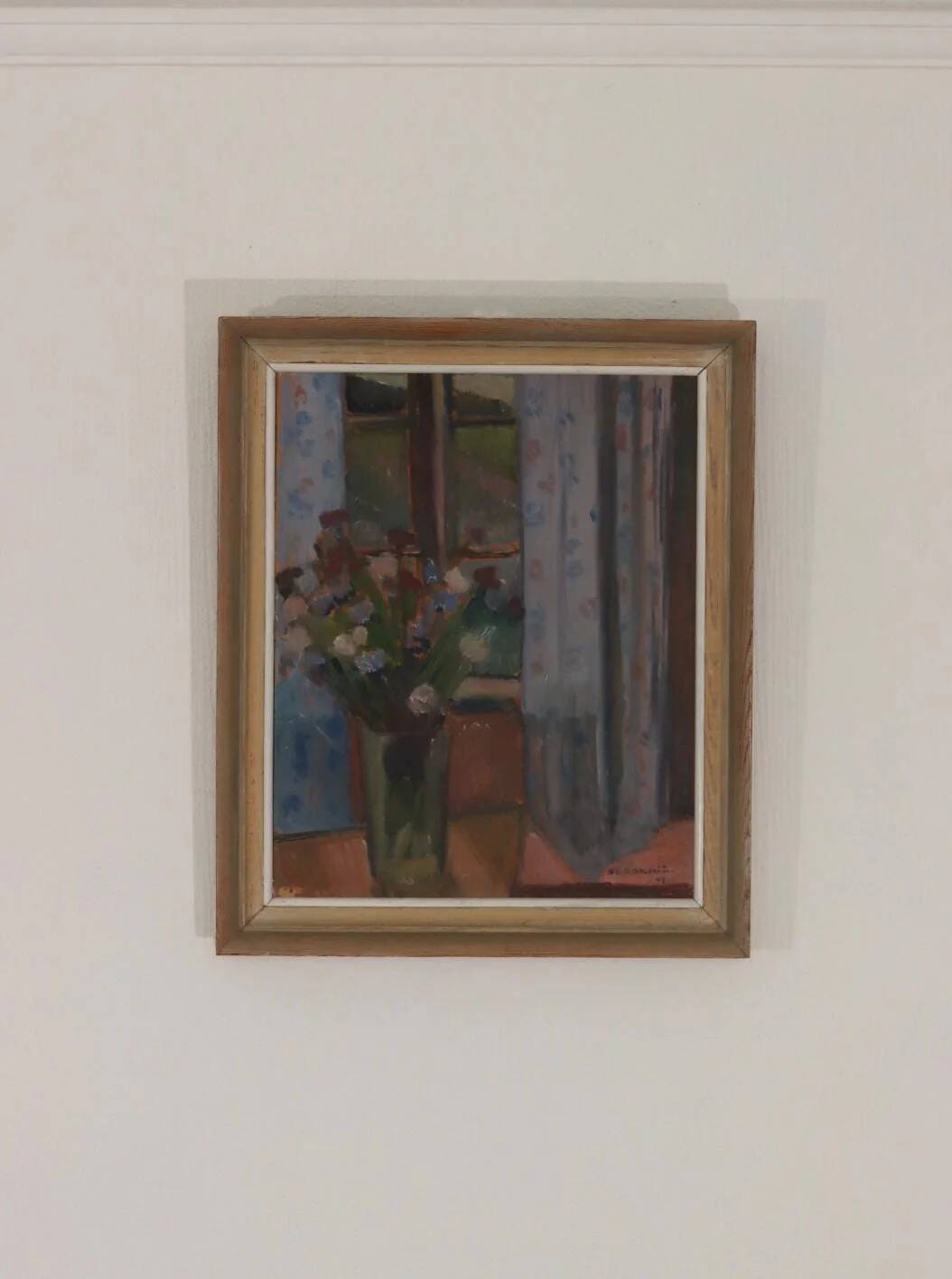 Original Swedish Oil on Panel – “Muted Scene” by Karl Erik Billeström