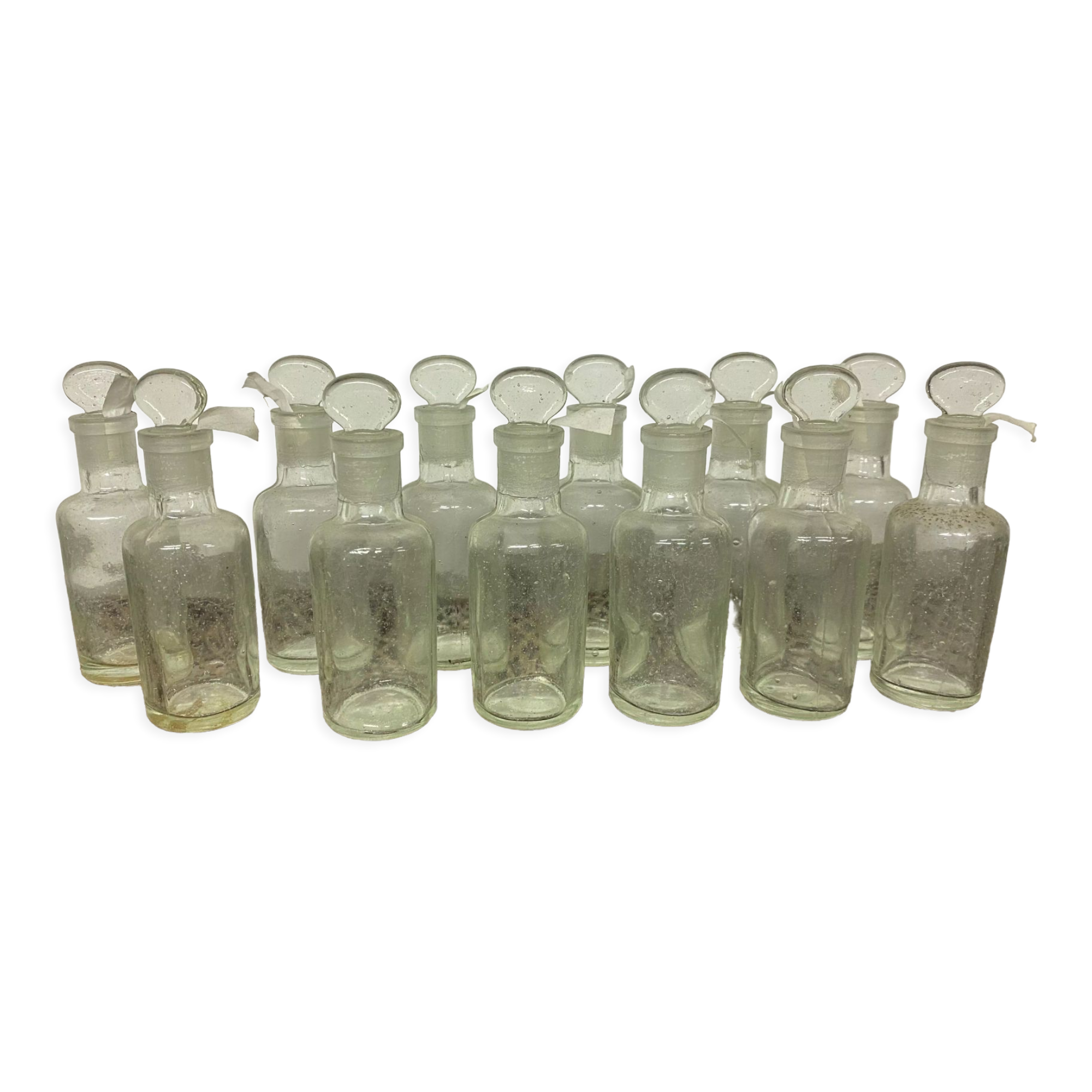Set of 12 apothecary vials
