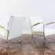 Chaises en métal par Wschód, années 1950, Pologne, ensemble de 2