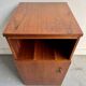 Vintage Bedside Table with Cabinet