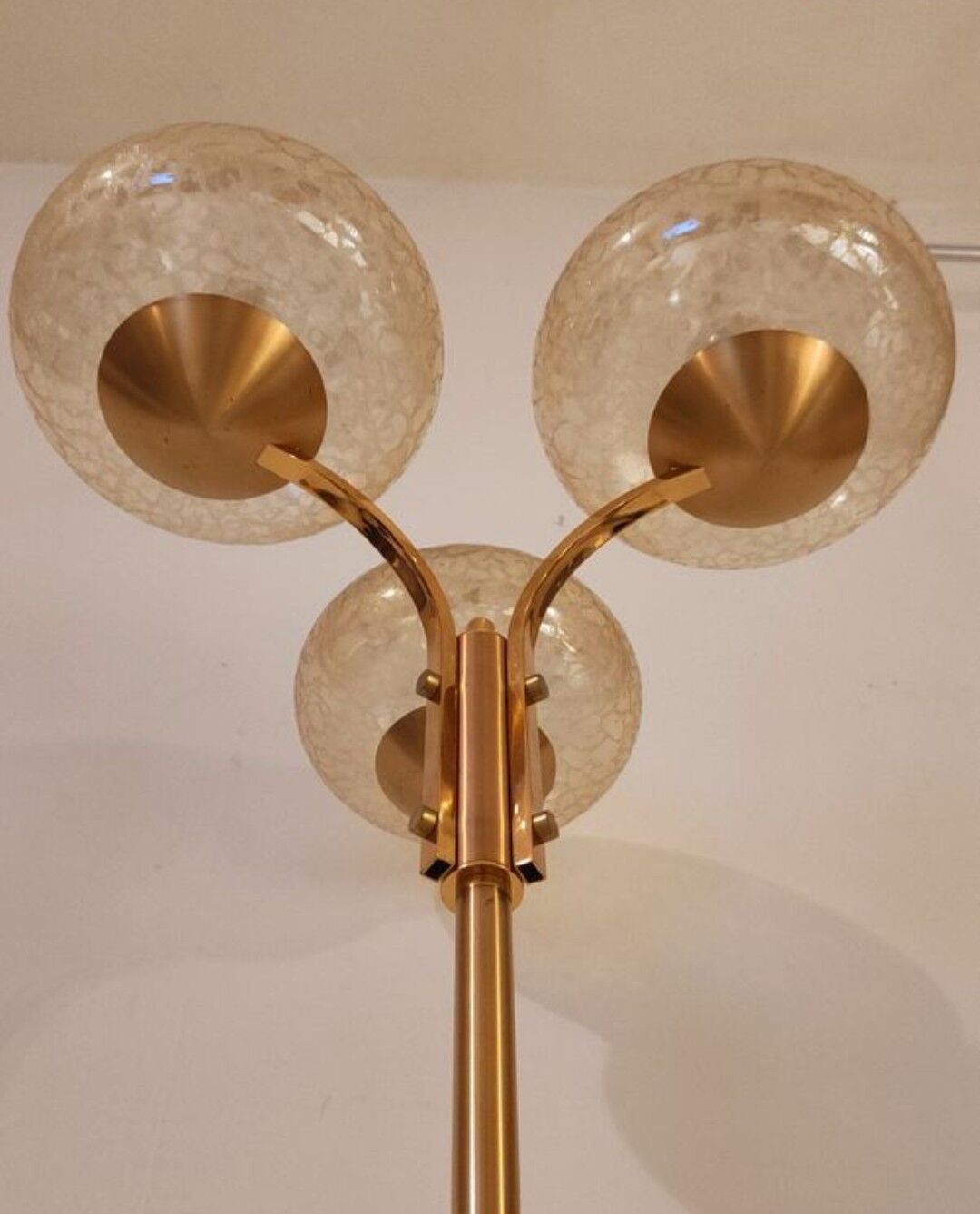 Vintage brass floor lamp 1970 italy