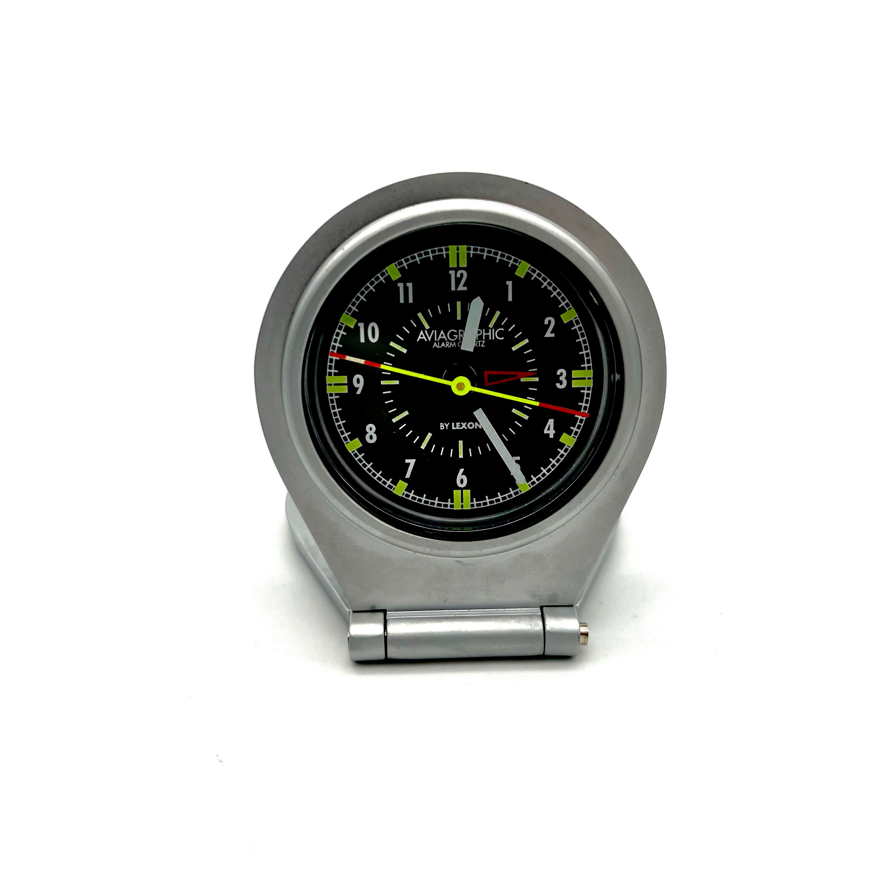 Horloge reveil aviagraphic pour Lexon