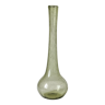 Vase soliflore en verre soufflé bullé Biot vintage