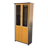 90cm grey wooden industrial display case