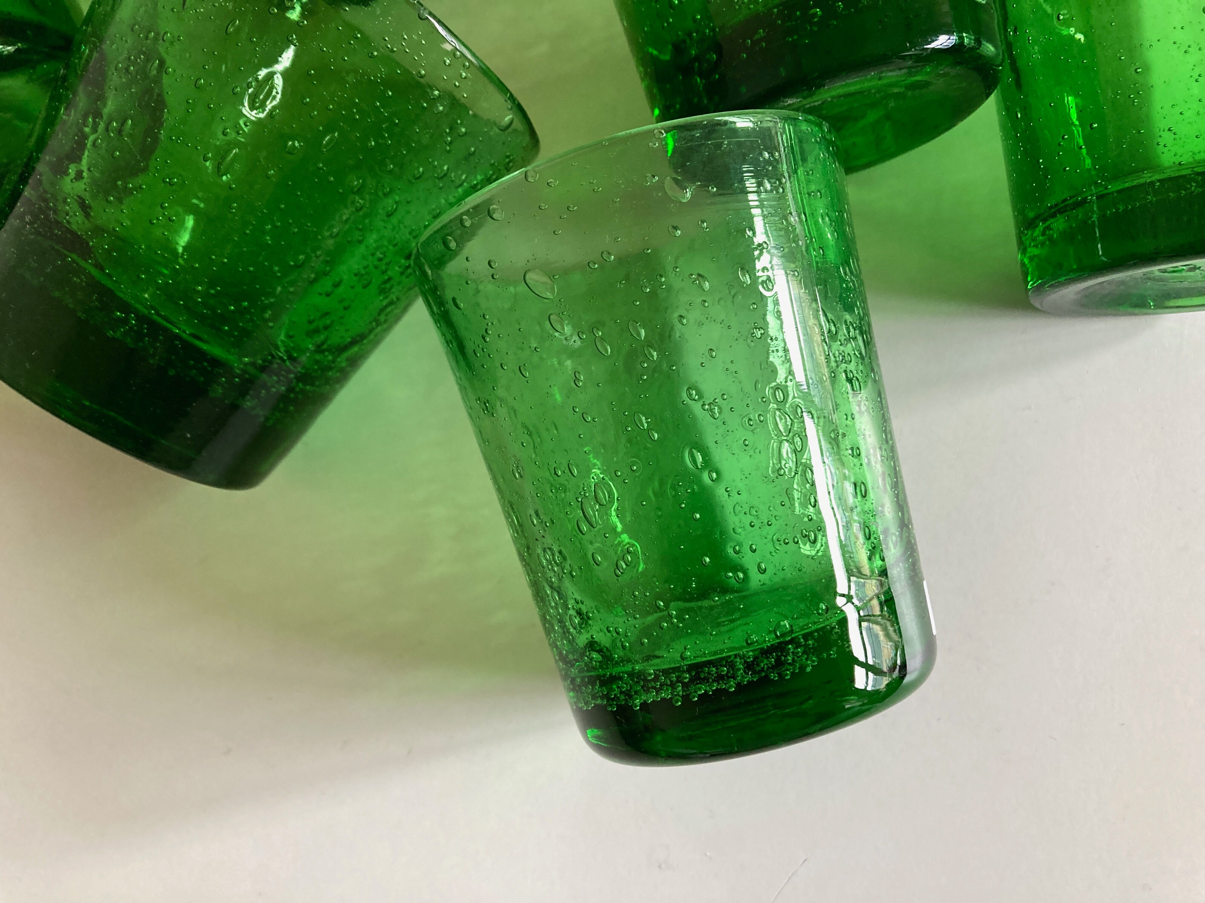 Set de 6 verres gobelets de Biot XXL 1960