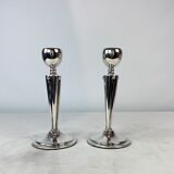 Set of candlesticks of hallmarked silver, 1920s