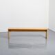Large bench in solid pine, France, circa 1970
