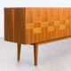 Grand buffet Mid-Century en noyer