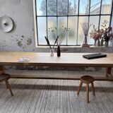 XXL solid oak farmhouse table 3.5m