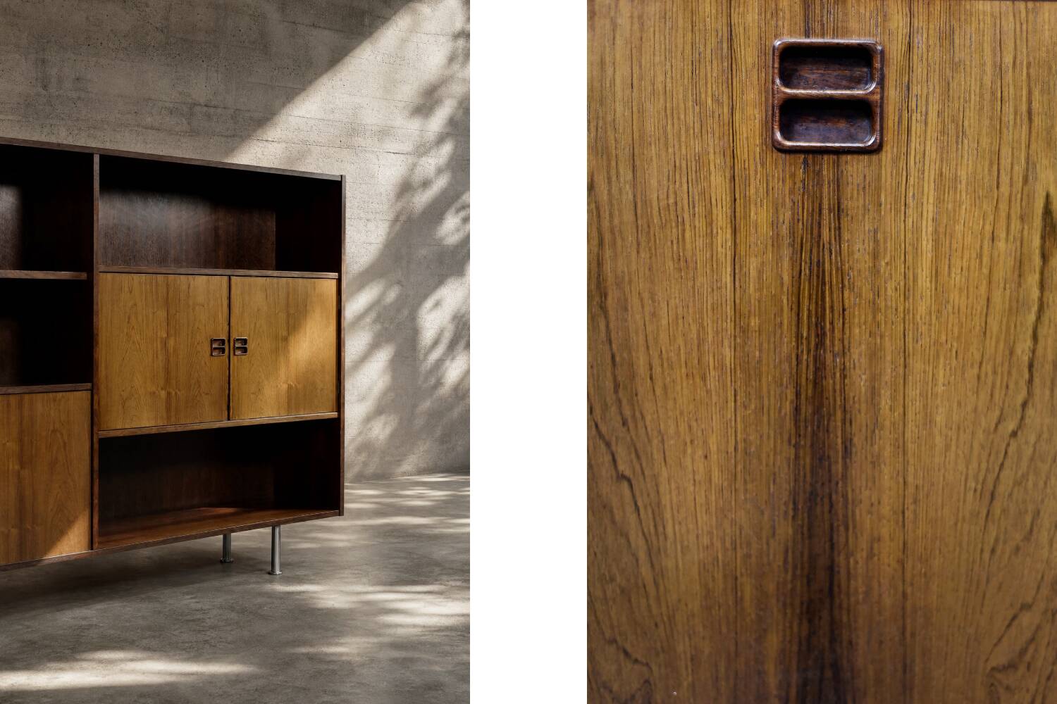 Mid-Century Scandinavian Modern Rosewood Highboard with Bar  from Herning