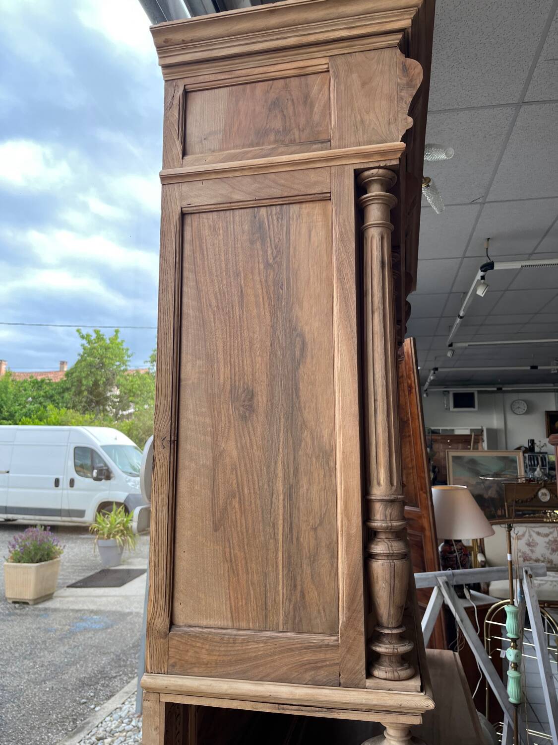 Medieval style airbrushed dresser