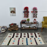 3x6 Neutral Texured Hemp Rug 106x194Cm
