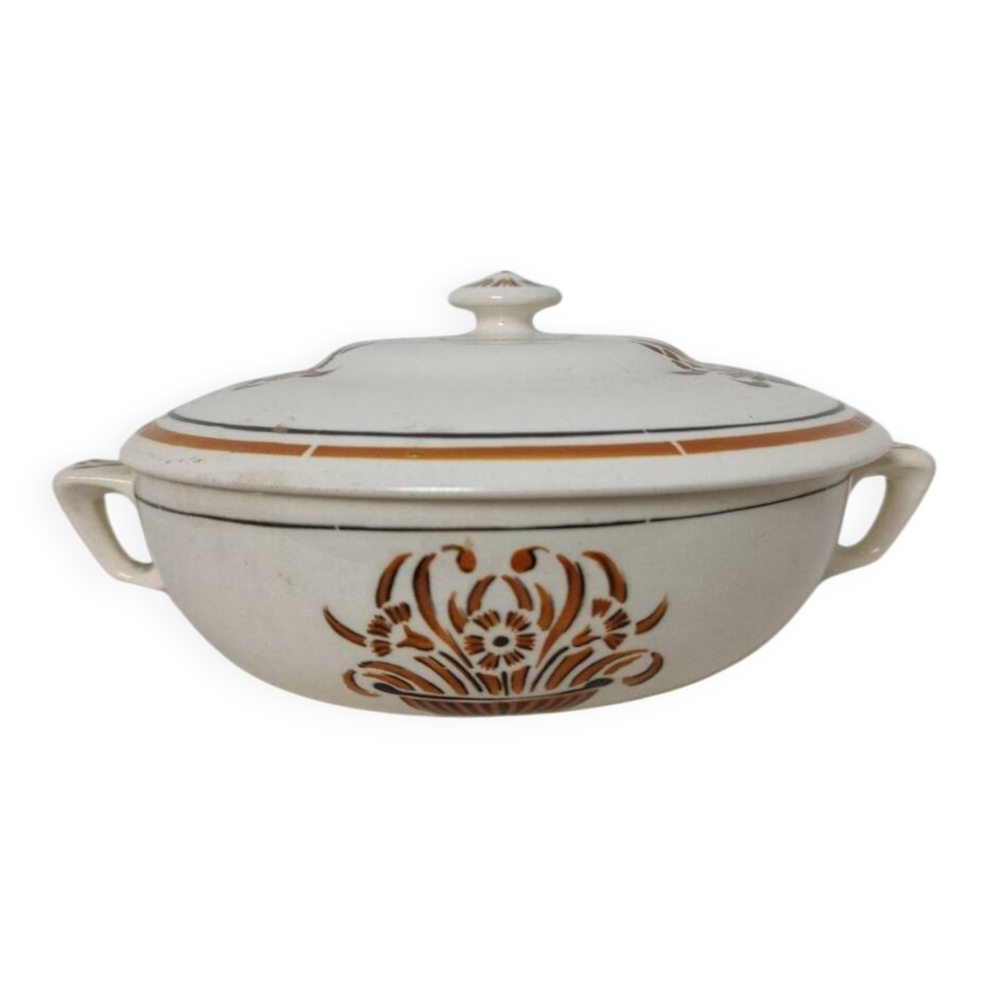 Vegetable dish/ Soup tureen Badonviller model DJERBA