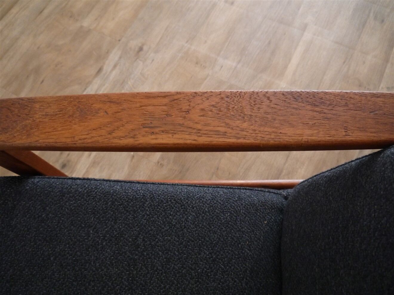 Fauteuil scandinave en teck 1960