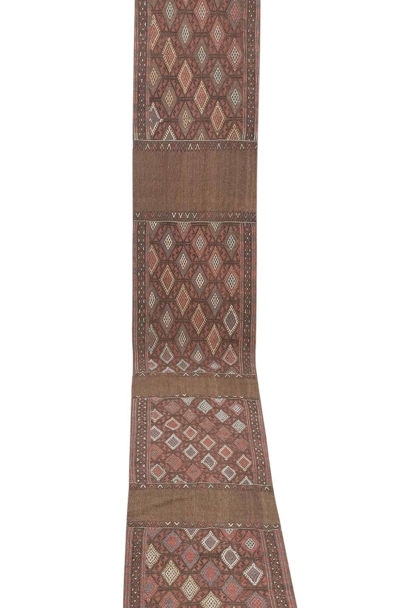 Tapis de couloir turc vintage