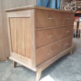 Commode pieds compas grande largeur