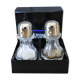 Duo salt shaker & crystal pepper maker of Sèvres Mle Choiseul