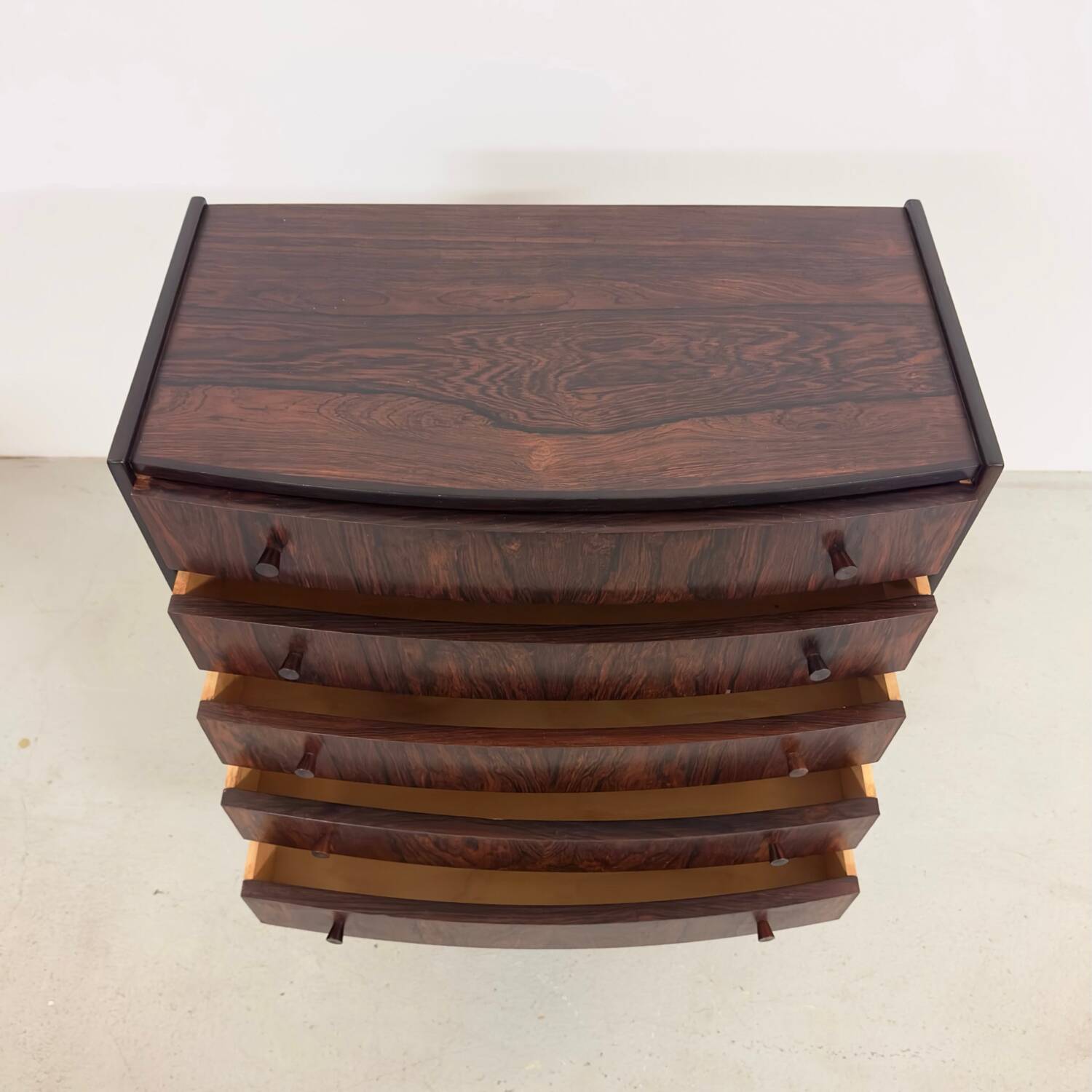 Danish rosewood chest of drawers by Kai Kristiansen, 1950s