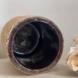 Vase en céramique texturée