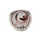 Dutch Design Glass Ashtray by Max Verboeket Kristalunie, 1950/60s.