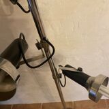 Vintage e-reader floor lamp 3 spots years 70