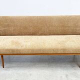 1970's German wooden sofa / daybed