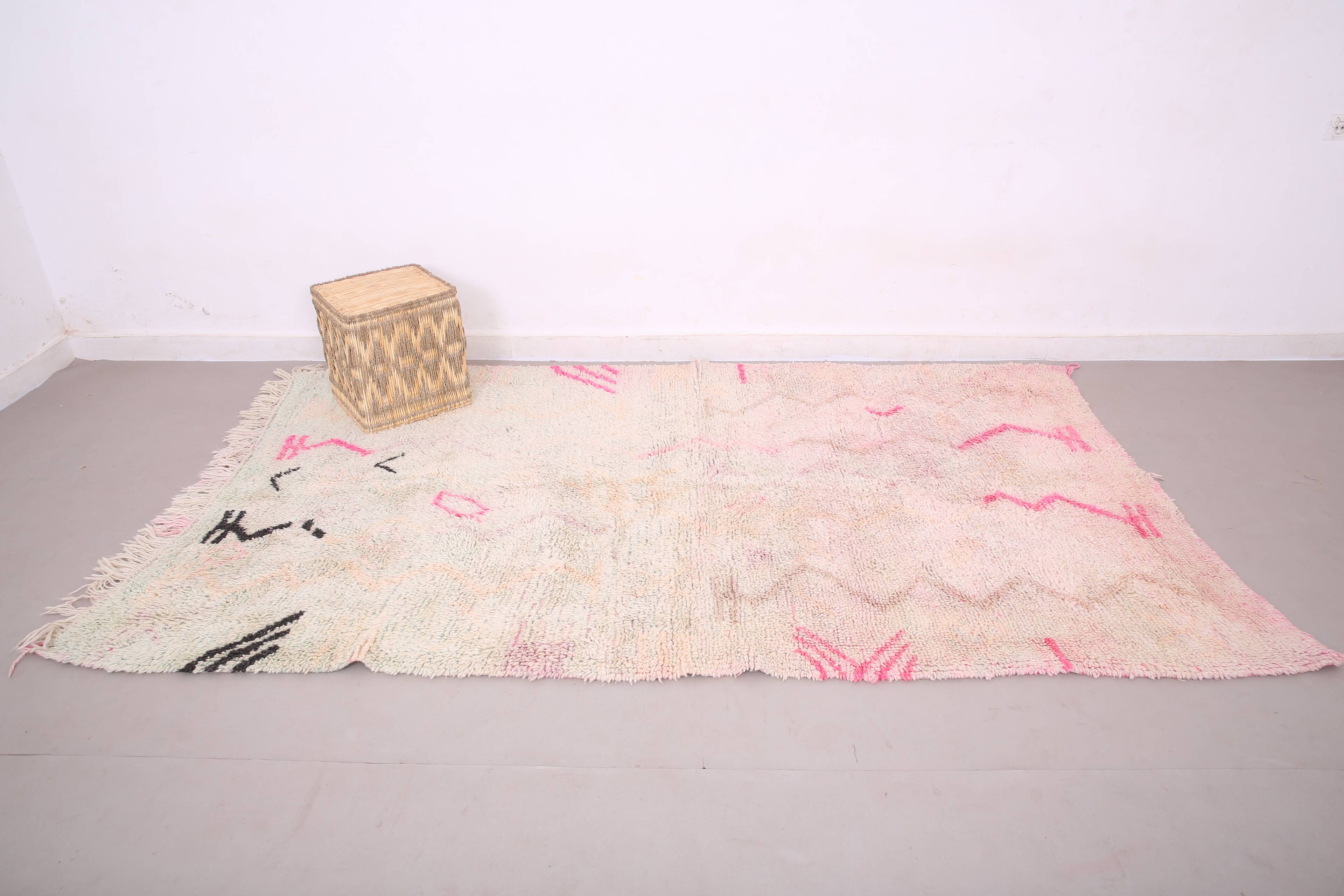 Vintage Moroccan Boujaad Rug 162 x 272 cm - Berber Rug Handmade - Wool Rug