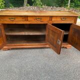 Louis Philippe sideboard in solid wood, 19th century