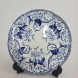 Creil & Montereau Flora round hollow dish Round hollow dish in Creil earthenware