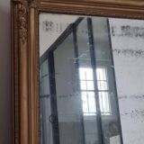 Antique rectangular mirror with moldings 103 x 68