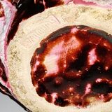 Ancient vase VALLAURIS sea foam fat lava