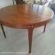 Scandinavian dining table, signed Meubles TV Paris, 1960.